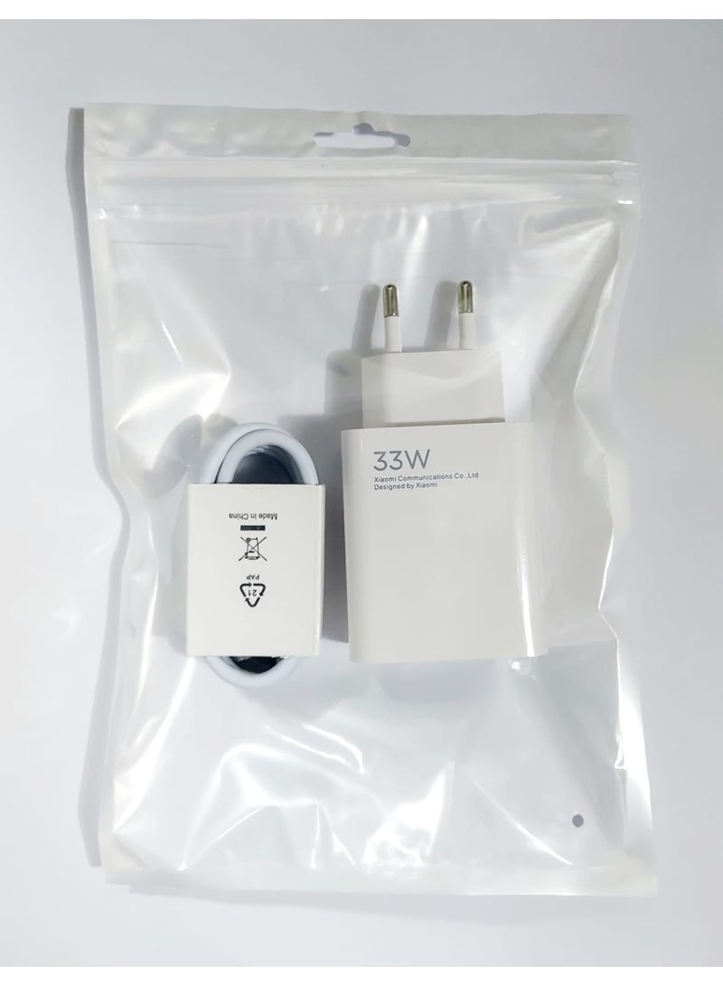Mi 33W Turbo Charger Fast Adapter with 1M USB Type C Cable Combo (Type-A) EU - Image 4